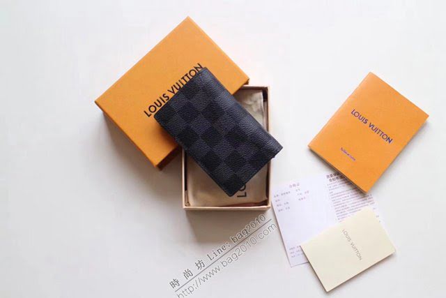 lv錢包 lv棋盤格口袋錢夾 N60076 路易威登口袋錢夾  lvqb1258